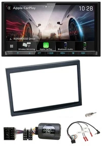 Kenwood Lenkrad 2DIN USB DAB Bluetooth Autoradio für Citroen C3 C2 Berlingo schw - Bild 1 von 11