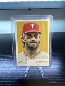 2024 Topps Archives Bryce Harper 1953 Whos-Z-At Star #53W5 SSP Rare Card - Picture 1 of 2