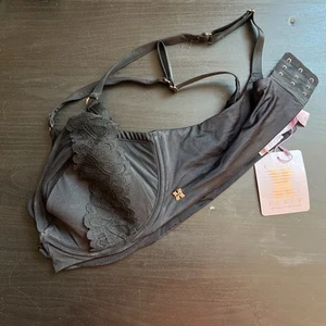 Sujetador Savage X Fenty 36DDD negro encaje con aros cierre trasero - Imagen 1 de 5