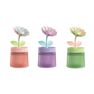 Mini Humidifier Personal Humidifier Flower Shaped USB Compact Auto-shut Off - Picture 1 of 13