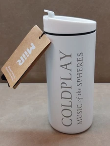Coldplay × MiiR “Music of the Spheres” White Reusable Travel Cup | Official Tour - Picture 1 of 10