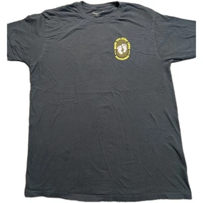 Hang Ten Shirt Mens Blue Leveled Sand Tee Surfing Beach 2 Sided Logo Cotton Lg - Image 1 of 4