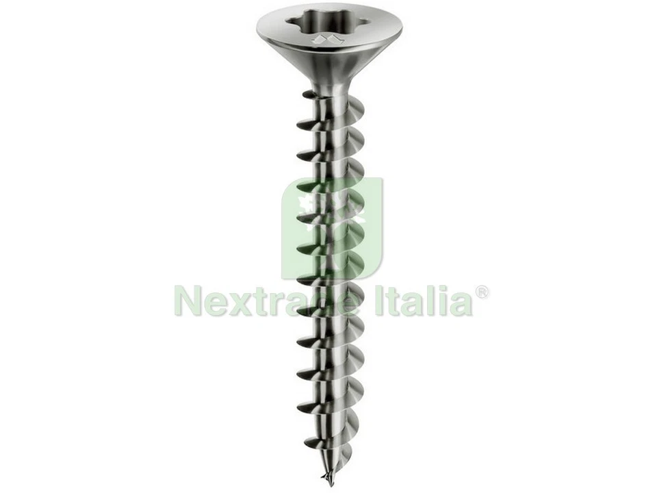 500PZ VITE PANELVIT CHROMITING TORX UNIVERSALE TUTTA FILETTATA MM. 4X40: - Immagine 1 di 1