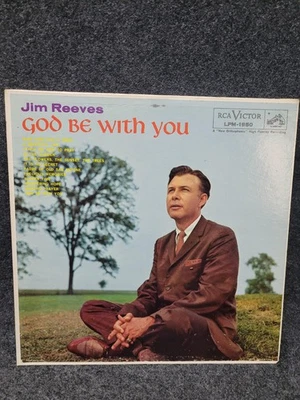 Vintage Jim Reeves Vinyl LP God Be With You RCA Victor LPM-1950 Gospel Country - Imagem 1 de 4