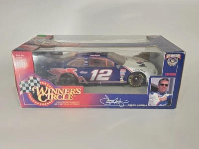 1998 NASCAR Winners Circle 1:24 Scale Diecast #12 Jeremy Mayfield Mobil 1 - Image 1 of 4