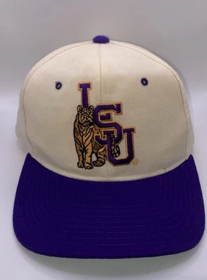 Винтажная бейсболка 90-х New Era профессиональная модель LSU Tigers колледж футбол - Изображение 1 из 4