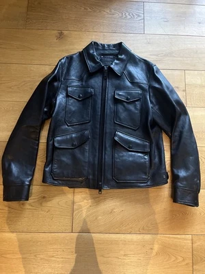Coach Leather Jacket Men’s Black Size L - Image 1 of 4