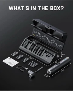 Fanttik S2 Pro 3.7V Electric Screwdriver, Cordless Screwdriver Set, 7 Torque New - Picture 1 of 9