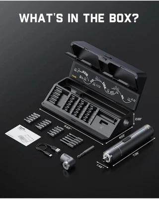 Fanttik S2 Pro 3.7V Electric Screwdriver, Cordless Screwdriver Set, 7 Torque New - Image 1 of 4