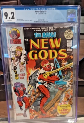 New Gods #9 CGC 9.2 (1972) Jack Kirby cover 1st appear of Forager - Image 1 of 3
