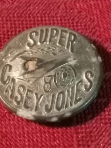 Super CASEY JONES Antique  Overall BUTTON RR Engineer RARE  - Picture 1 of 4
