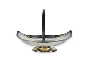 Antique Vintage Selfridge Marlborough Silver Plated Comport Fruit Bowl Basket - Picture 1 of 9