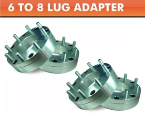 4 Wheel Adapters 6x135 to 5x4.5 ¦ 5 Lug Mustang Wheels On 6 Lug Expedition F150 - Picture 1 of 3