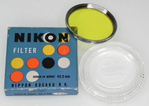 Nikon Rangefinder Nippon Kogaku 40.5mm Y48 Filter #Box 2 ...... MINT w/Box,Case - Picture 1 of 6