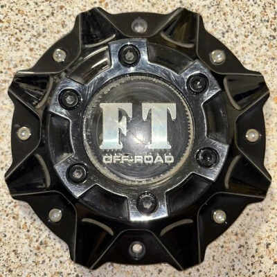 Full Throttle FT Off-Road Matte Black Wheel Center Cap 42-N-CAP 42-CAP-SG 42-CAP - Image 1 of 3