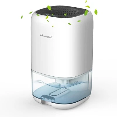 Deshumidificador Luz RGB Apagado Automático 1000 ml Deshumidificador para Dormitorio RV Armario Foto 1 de 4