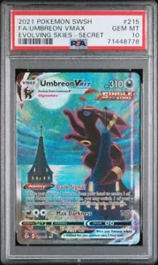 PSA 10 - Umbreon VMAX 215/203 Alt Art SWSH Evolving Skies - Pokemon - Picture 1 of 2