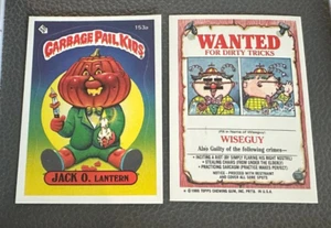 Topps Garbage Pail Kids 1986 #153a Jack O Latern - Serie 4 - Imagen 1 de 1