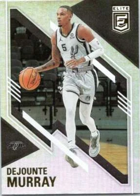2020-21 Donruss Elite #21 Dejounte Murray San Antonio Spurs  - Image 1 of 2