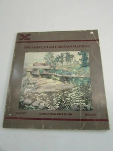 SKINNER Auction Catalog Fine American European Paintings November 20 1984 33975 - Picture 1 of 10