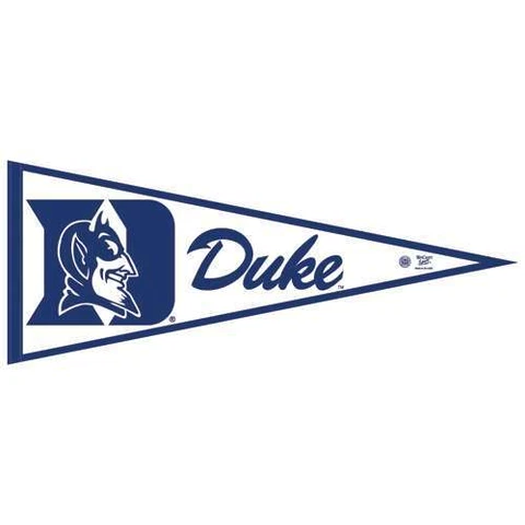 Duke Blue Devils Pennant 12" X 30" Cover