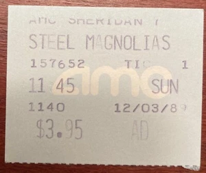 Steel Magnolias movie ticket stub - Picture 1 of 1