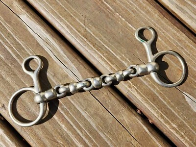 Super Quality German Silver? Waterford Baucher Ring English Bit - 5.75"  5-3/4" Foto 1 de 4