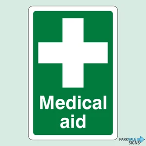 Letrero de ayuda médica - Imagen 1 de 1