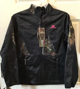 Ladies Medium Mossy Oak Breakup Eclipse Softshell Jacket Windproof Water Resist - Picture 1 of 17