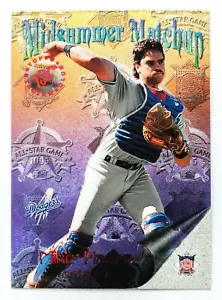 Mike Piazza Ivan Rodriguez #M2 (1996 Topps Stadium Club) Midsummer Matchup - Picture 1 of 2