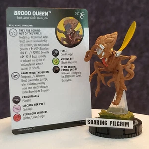 BROOD QUEEN  057 - SUPER RARE X-Men Rise & Fall Marvel Heroclix #57 - Picture 1 of 1