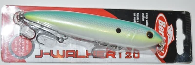 Berkley j-walker 120 步行 d 狗顶水诱饵 4.75 英寸性感背影 Justin Lucas — 第 1/4 张图片