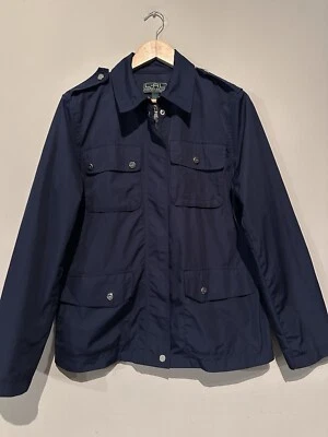 Chaqueta cortavientos Lauren Active Ralph Lauren LRL Safari azul para mujer talla L Foto 1 de 4