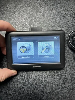Binatone U435 4.3 Inch Sat Nav  Uk & ROI GPS Navigation System  see listing - Image 1 of 4