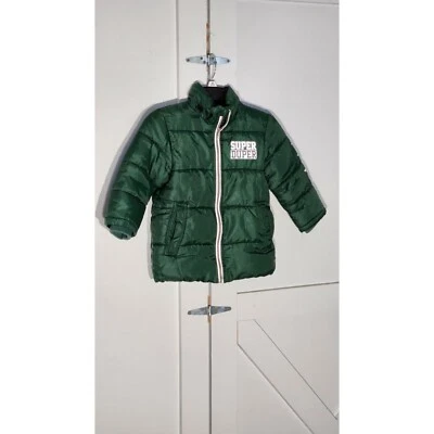 ABRIGO NIÑO H&M COLOR VERDE MANGA LARGA POLIÉSTER TALLA 5-6Y Foto 1 de 4
