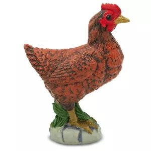 Bantam Hen Farm Animal Figure - Hand Painted & Collectible Toy - Safari Ltd - Picture 1 of 5