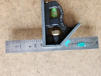 Swanson Combination Square Angle Level Measuring Tool 6"  (SH 9-1) - Image 1 of 2