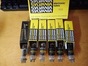 Funda de 6 tubos NOS Sylvania 6BU8 NUEVO EN CAJA EE. UU. - Imagen 1 de 2