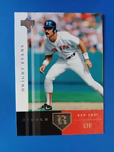 2004 UPPER DECK RIVALS DWIGHT EVANS #4 BOSTON RED SOX VS NEW YORK YANKEES - Picture 1 of 2