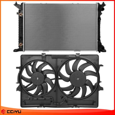 For 2009-2016 Audi A4 2010-2014 Audi A5 New Radiator And Cooling Fan Assembly Foto 1 de 4