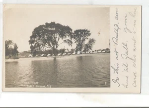 RPPC HENDERSON HARBOR NY  ASSOCIATION  ISLAND  NEW YORK REAL PHOTO POSTCARD - Picture 1 of 1