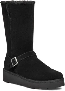 New Women's USA Size 8 Koolaburra by UGG Black Suede Kelissa Tall Boots - Picture 1 of 10