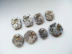 Watch Movements Parts Vintage Mechanisms set 56 pc. Steampunk Creative Project - Picture 1 of 3