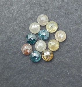 natural diamond mix color lot round diamond lot fancy diamond lot 1.90tcw/11pcs - Picture 1 of 10