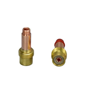 Cuerpo de recolección de lentes de gas TIG 45V28 (5/32" y orificio de 4,0 mm) ajuste WP 17 18 26 2 PIEZAS - Imagen 1 de 3
