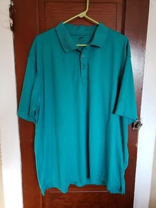Polo ULTRA CLUB Para Hombre 2XL Verde Azulado Manga Corta Poliéster Fresco y Seco - Imagen 1 de 5