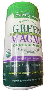 Green Foods Green Magma Orangic & Raw Barley Grass Juice 2.8 oz - Picture 1 of 5