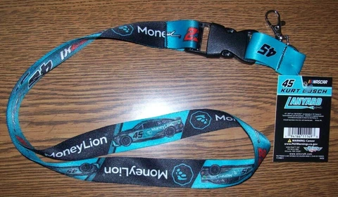 KURT BUSCH #45 MONEYLION 2022 RACING WINCRAFT LANYARD BRAND NEW!!! Cover