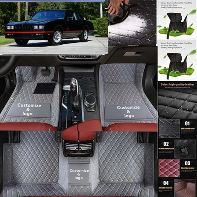 For Chevrolet Monte Carlo Car Floor Mats Carpet Waterproof Luxury Custom - Image 1 of 4