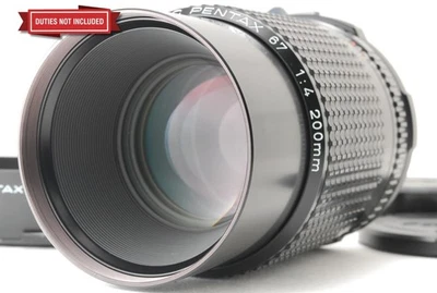 [COMO NUEVO con capucha] Lente Pentax SMC PENTAX 67 200mm F/4 tardía para... - Imagen 1 de 4